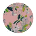thumbnail image 2 of JEUXUS  Soft Blooming Flora Round Tablecloth, Table Cover with Elastic Edge for Indoor and Outdoor Picnic Camping, 2 of 7