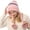 Pink, variant on Women Winter Peruvian Cover Ears Beanie Hat, Ear Flaps Sherpa Ski Snow Hats, Knit Warm Pompom Hat