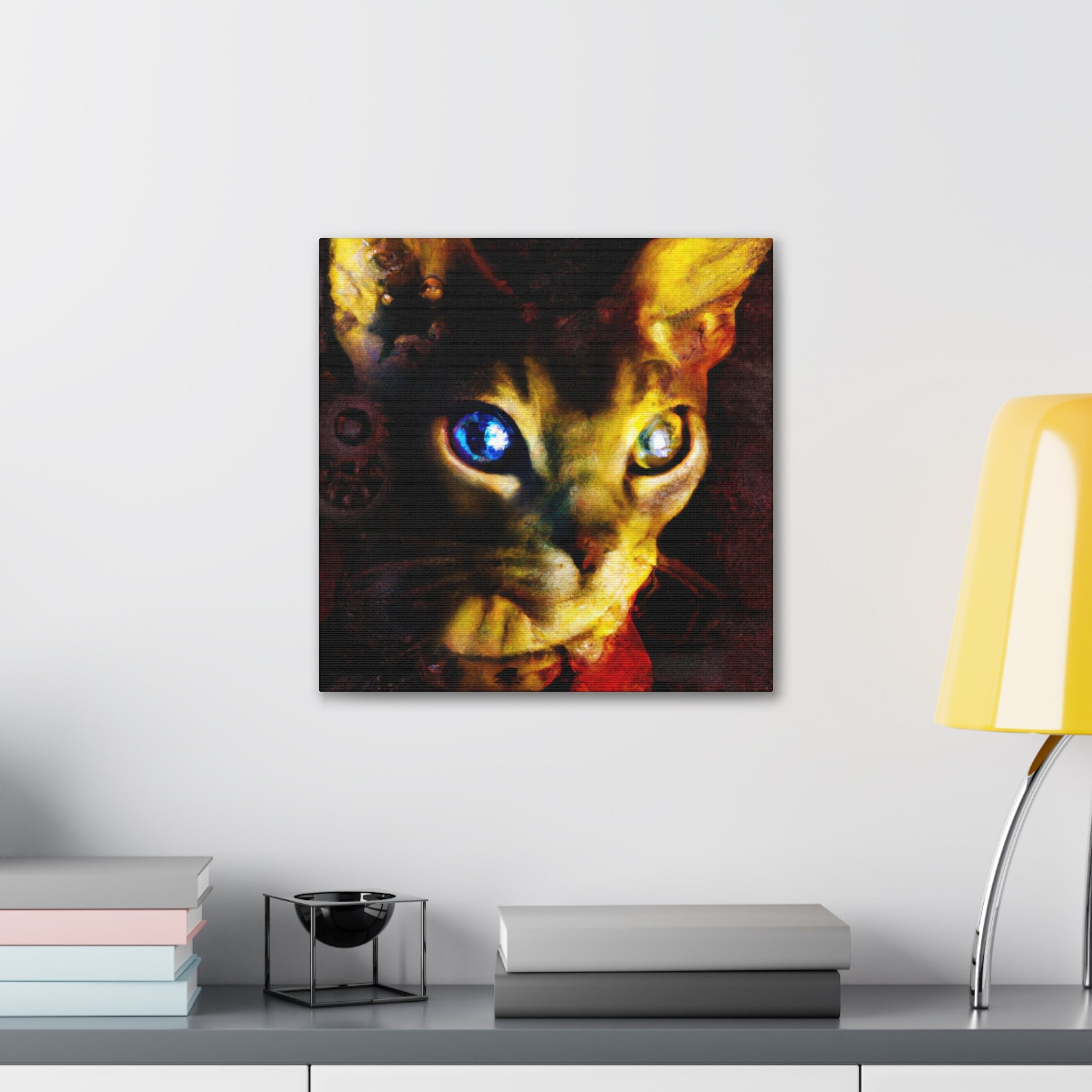 "Abyssinian Steampunk Dream" - Canvas