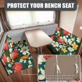thumbnail image 2 of Uorisanigo RV Dinette Cushion Covers with Elastic Band Hawaiian Flower Print Loveseat Sofa Chair Covers Furniture Protection Stretch for RV Camper Car Bench 1 Backrest Cover & 1 Bench Cover, 2 of 7