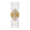 thumbnail image 3 of Bellevue SHWS77618NB 2 Light 14" Tall Bathroom Sconce - Brass, 3 of 5