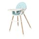 thumbnail image 5 of Silla alta para bebé, silla de alimentación con cojín de PU, cómoda, ajustable, silla de comedor para bebé multifuncional para niñas y niños Azul, 5 of 9