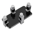 thumbnail image 4 of 8 Piezas de Clip Ajustable Sujeción de la Pantalla Sujeción de la Pared para el Soporte de Fijación LCD Soporte Herramienta de Reparación de Tableta de Teléfono Anggrek Otros, 4 of 8