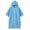 Blue, variant on Girls Fashion Cape Top Elegant Ruffle Sleeve Blouse Soft Knit Casual Tunic Shirt for Kids - Versatile Everyday Wear for Girls 5-12