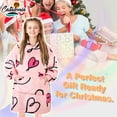 thumbnail image 5 of Catalonia Valentine's Day Gift Oversized Blanket Hoodie Sweatshirt for Kids, Wearable Fleece Pullover with Large Front Pocket, Teen Boys Girls Gift, 5 of 5