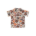 thumbnail image 5 of Douhoow Kid Boys Shirt Short Sleeve Turn Down Collar Pumpkin Santa Claus Print Tops, 5 of 9