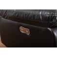 thumbnail image 2 of Kingway Furniture Arvelli 100" Power Reclining Faux Leather Sectional in Black, 2 of 6