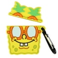 thumbnail image 2 of SpongeBob Pineapple Glasses AirPod Case with Carabiner Hook, 2 of 4