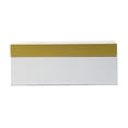 thumbnail image 3 of A&B Home Square Butterfly Box with Gold Band Accent - White, Gold Finish, 3 of 10