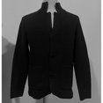 thumbnail image 6 of Wutalume Men's Fashionable Solid Color Warm Sweater Jacket with Long Sleeves and Stand-Up Neck, Button-Up Knitted Top for Casual Outfits,Black 3XL, 6 of 6