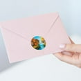 thumbnail image 3 of Current Painterly Wishes Design Seals - Set of 24 Envelope Seals, 1 1/2 Inch Diameter, 3 of 6