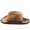 Brown, variant on Western Cowboy Hat For Horse Riding Outdoor Fedora Curved Brim Style Cowboy Hats