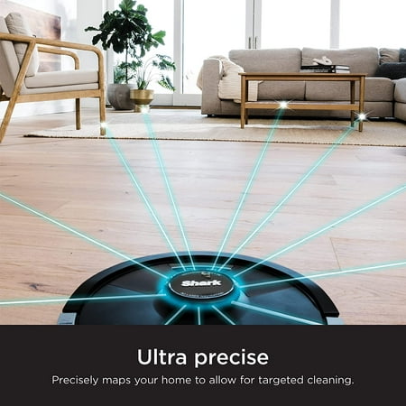 Shark - AI Ultra 2-in-1 Robot Vacuum & Mop with Sonic Mopping, Matrix Clean, Home Mapping, WiFi Connected - Black