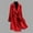 Red, variant on dtydtpe winter coats for women womens winter lapel coat trench jacket long overcoat outwear plus size tops for women red