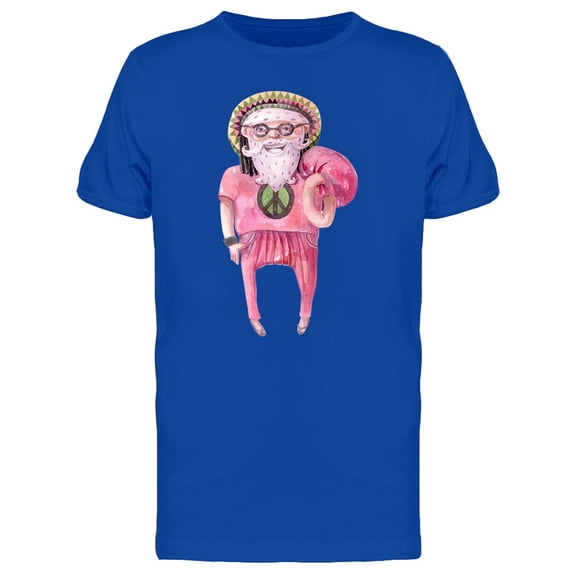 Hippie Santa Tee Men's -Image by Shutterstock