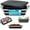 Black, variant on Collapsible Large BBQ Prep Tub w/Cutting Board, Multi-Function Grill Caddy w/Colander & Lid, Portable Silicone Dish Bowl for Picnic, Tailgate, Camping