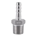 thumbnail image 1 of 304 Stainless Steel Male Thread Pipe Fitting Barb Hose Tail Connector (3/8"x8mm), 1 of 3