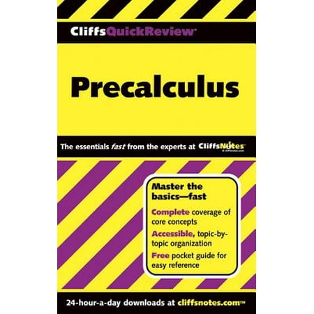 CliffsQuickReview Precalculus (Best Precalculus Textbook For High School)