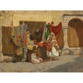 thumbnail image 2 of Addison Thomas Millar 18x14 Black Ornate Wood Framed Double Matted Museum Art Print Titled - Oriental Shop (1907), 2 of 5