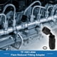 thumbnail image 3 of Adaptador de manguera reductor de flare para hombre Unique Bargains TF-1001-AN4 45° con conector de línea de combustible de aluminio y O-ring negro, 3 of 6