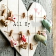 thumbnail image 3 of Injueey Marcos de fotos de madera para colgar en la pared, decoración de amor, suministros para fiestas en forma de corazón, colgantes, Kits de decoración para fiestas, 3 of 6