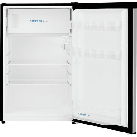 Frigidaire - 4.5 Cu. Ft. Mini Fridge with Top Freezer - Silver