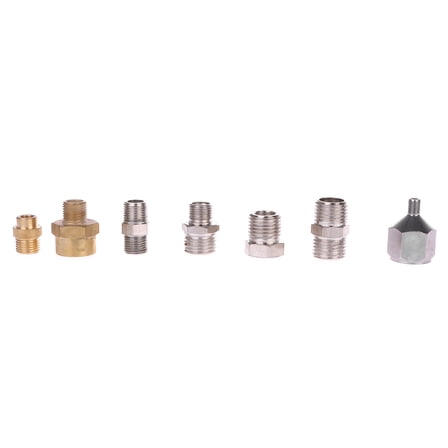 SIEYIO 7Pcs/Set Adaptor Fitting Connector For Compressor & Hose
