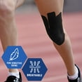 thumbnail image 4 of MED PRIDE Kinesiology Athletic Tape, Black - Latex-Free Uncut Muscle & Sport Kinesiology Tape Roll, 4 of 6