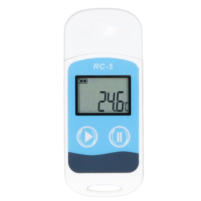 Registrador de Datos de Temperatura USB ANGGREK Impermeable IP67 32000 Lecturas