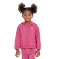 thumbnail image 2 of Wonder Nation Toddler Girls Full Zip Hoodie, Sizes 12M-5T, 2 of 6