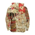 thumbnail image 4 of Men's Loose Printed Hooded Sweatshirt Men's Casual Fashion Sports Sweatshirt 5XL, 4 of 4