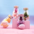 thumbnail image 5 of Beauty Makeup Sponge Puff Teardrop Blender Foundation Sponge Set With jar Gift Flawless Bottle Design Drift bottle macaron makeup egg Multi-colored - Pink, 5 of 5