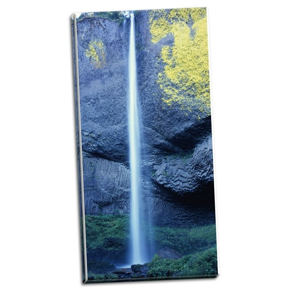 Gango Home Decor Latourell Falls by Ike Leahy (Ready to Hang); One 18x36in Hand-Stretched Canvas