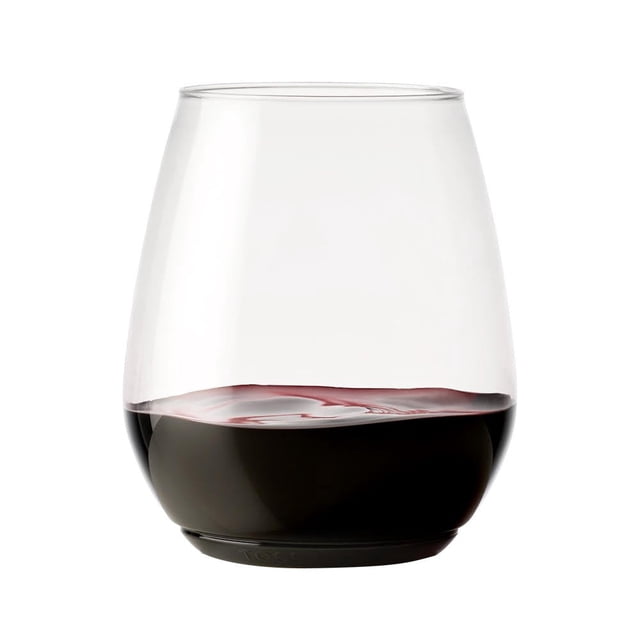 tossware Tumbler - Vasos 18 oz, Transparente, Paquete de 12