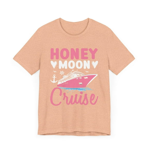 Wedding Gift Unisex Just Married Couples Honeymoon Cruise Cotton Shirt