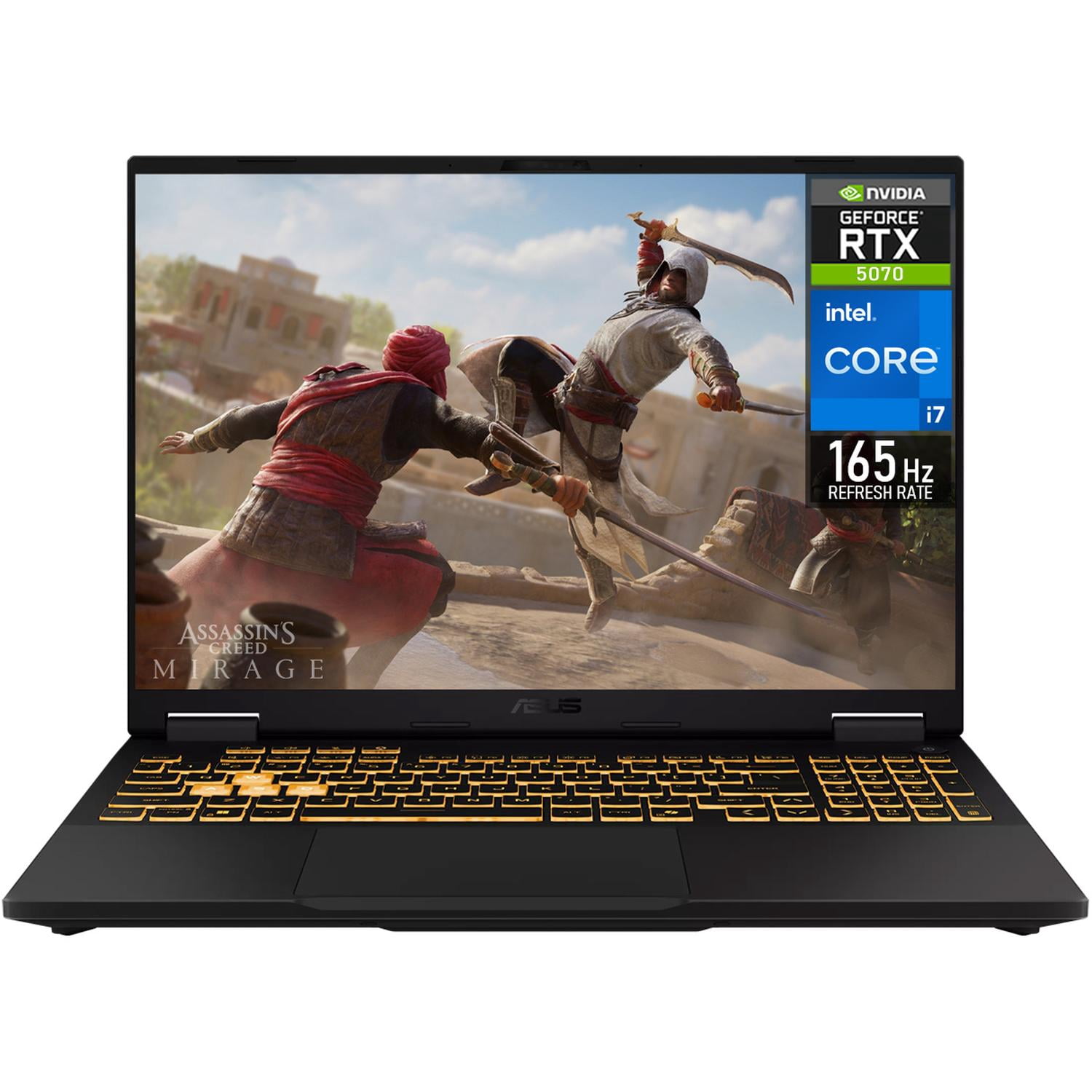 Laptop Gamer ASUS TUF Gaming F16 GeForce RTX 5070 8GB DLSS 4.5 Core i7 14650HX 64GB DDR5 1TB 16" IPS FHD+ 165Hz Teclado Ingles