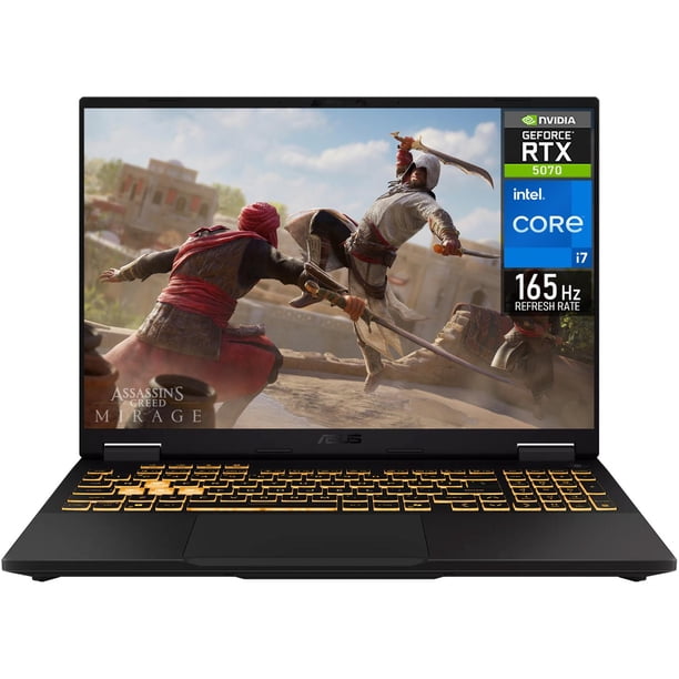 Laptop Gamer ASUS TUF Gaming F16 GeForce RTX 5070 8GB DLSS 4.5 Core i7 14650HX 64GB DDR5 1TB 16" IPS FHD+ 165Hz Teclado Ingles