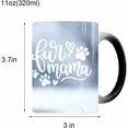 thumbnail image 3 of Funny Coffee Mug, Caliamary Ceramic Cat Mug Cute Heat Changing Mug, Heat Sensitive Color Changing Mug Coffee Cup for Women Men Kids Cat Lovers (Cat), 3 of 5