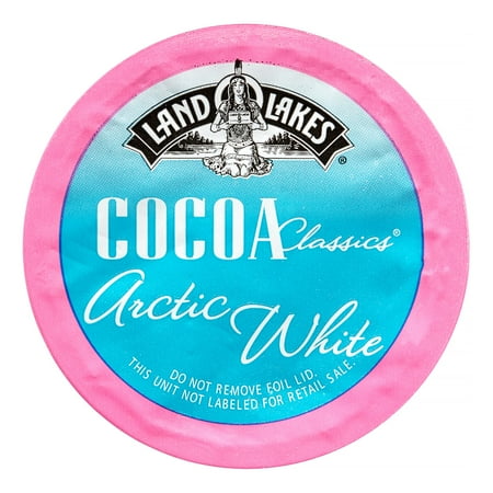 Land O Lakes Cocoa Classics Single Serve for Keurig, Artic White Hot Cocoa Mix, 10