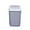 Gray, variant on Square Lid Trash Can Small Bathroom Kitchen Office Waste Bin Flip Top Lid, 10L