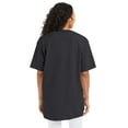 thumbnail image 3 of Hanes Beefy-T Men's Heavyweight Cotton T-Shirt (Big & Tall Sizes) Charcoal Heather 2XT, 3 of 8