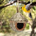 thumbnail image 4 of Woven Straw Hummingbird House, Outdoor Hanging Nest for Garden Decor, Weatherproof Shelter for Birds & Nature Lovers, 4 of 6