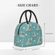 thumbnail image 2 of Balery Teal Mama Llama Bolsa de Almuerzo para Mujeres, Caja de Almuerzo, Bolsa de Almuerzo Pequeña Impermeable, Tote de Almuerzo Reutilizable con Gran Capacidad, 2 of 6