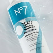No7 Protect and Perfect Intense Advanced Facial Cleanser Water with AHAs, All Skin Types, 6.7 oz