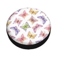 thumbnail image 2 of ZNDUO Beautiful Butterflies Love Pattern Spare Tire Cover, Universal Spare Tire Wheel Covers 15 inch, 2 of 8