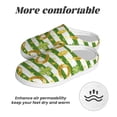 thumbnail image 6 of Balery Watercolor St Patrick Day Pattern Women's Fuzzy Memory Foam Slippers Fluffy Winter House Shoes Indoor and Outdoor-42/43, 6 of 7