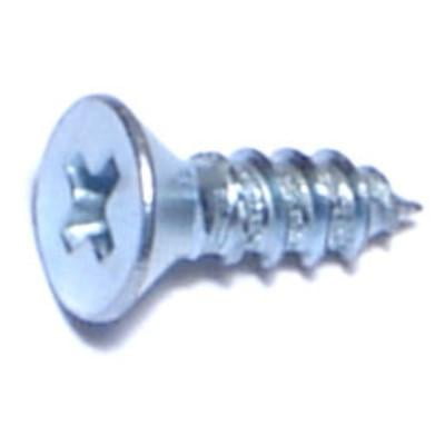 

#4 x 3/8 Zinc Phillips Flat Head Sheet Metal Screws SMSFLS-035 (100 pcs)