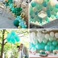 thumbnail image 5 of Teal Balloons 50 pcs 12 Inch Turquoise Aqua Blue Dark Teal Balloons for Graduation Wedding Baby Shower Bridal Shower Gender Reveal Anniversary Birthday Party Decorations Teal-Y69, 5 of 12