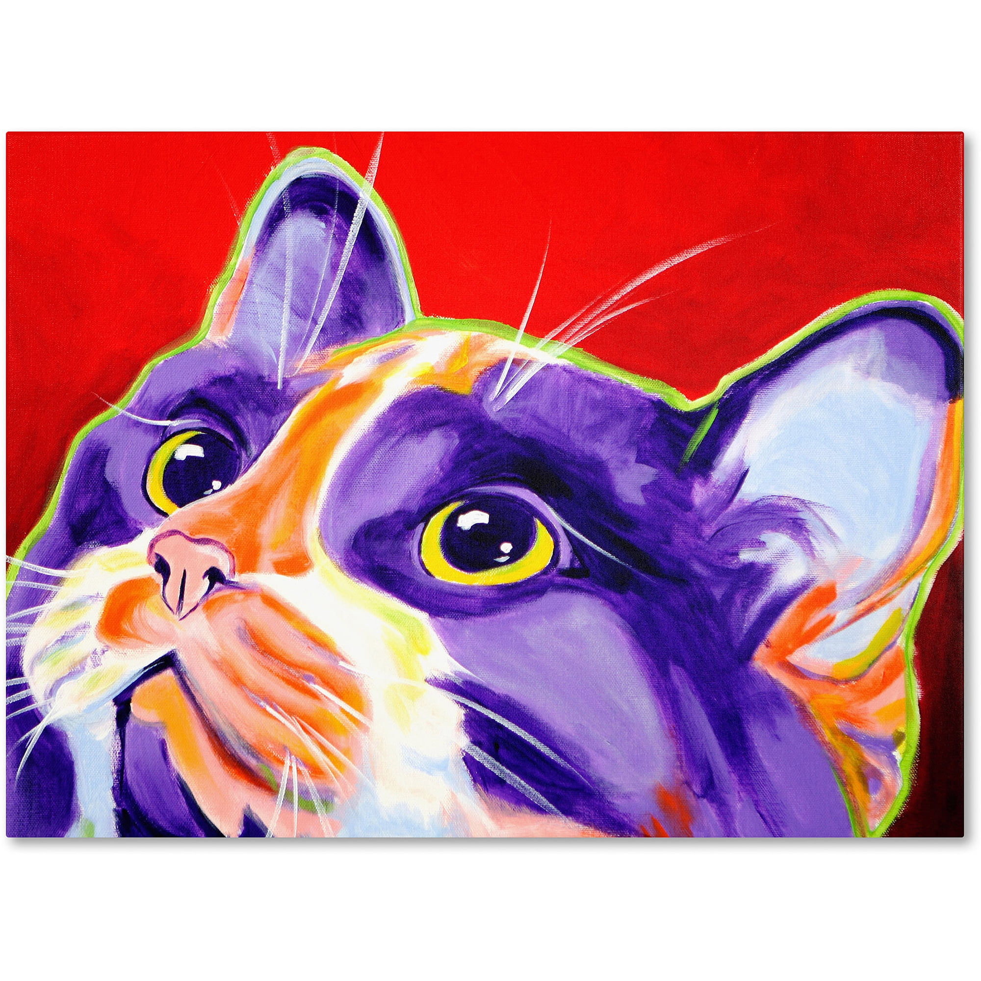 Trademark Fine Art "Cat Issa" Canvas Art by DawgArt