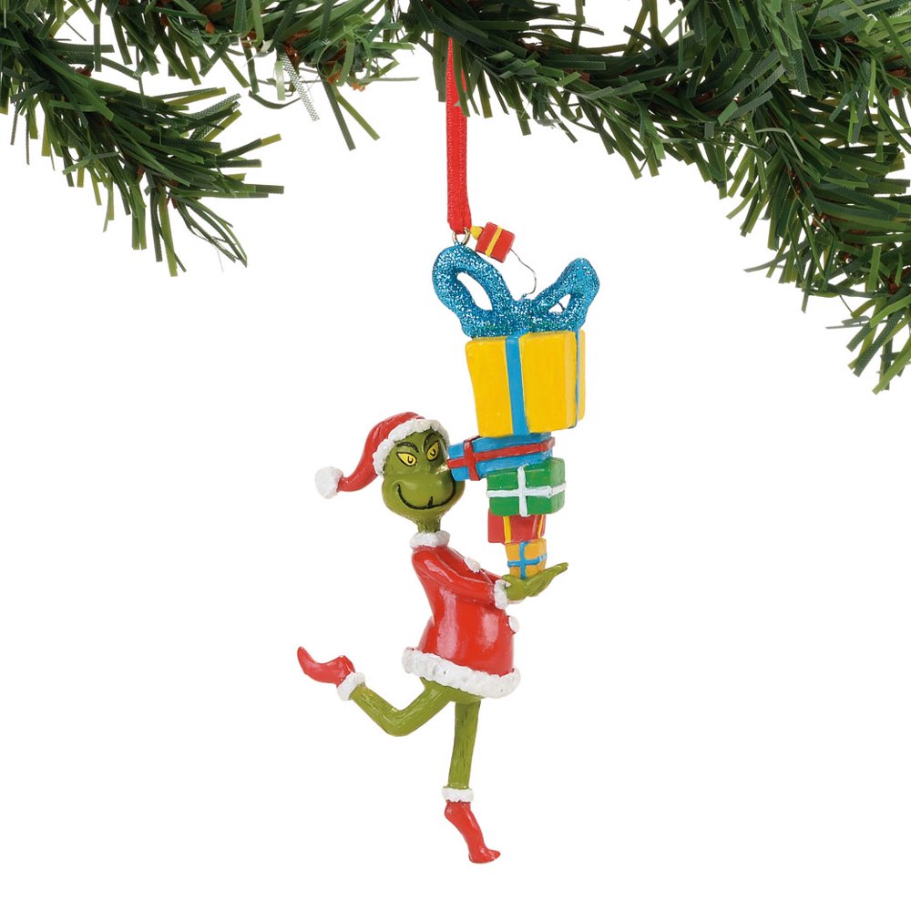 Dept 56 Grinch Villages 4057459 Grinch Stealing Presents Ornament 2017